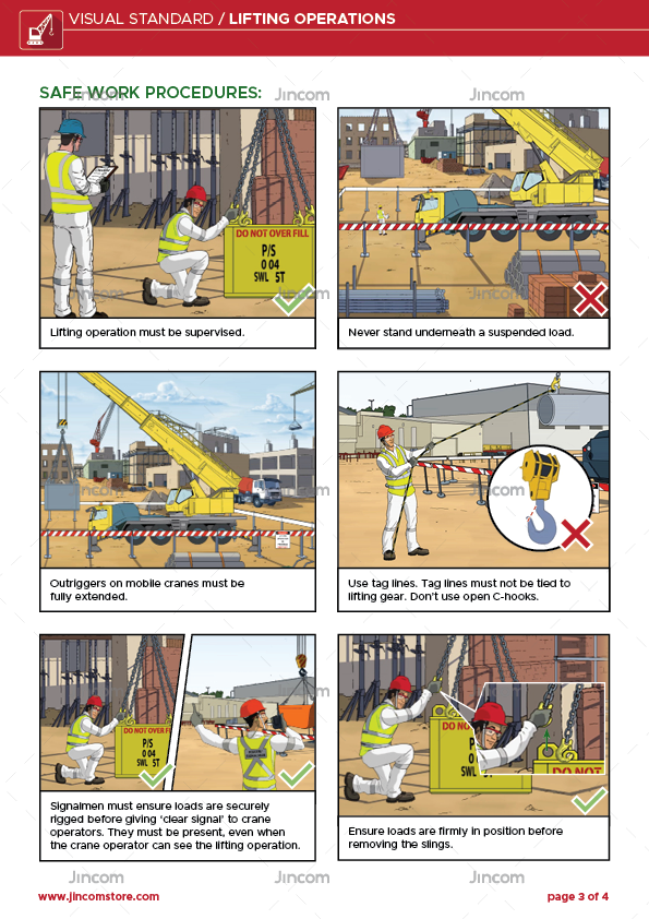 Lifting Operations package: Visual Standard, Toolbox Talk and Key Mess ...