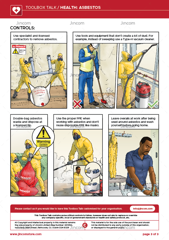 Health | Working with Asbestos | Toolbox Talk – Jincom