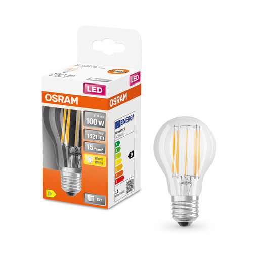 OSRAM Retrofit Classic A LED Lampe matt (ex 100W) 10W / 2700K Warmweiß