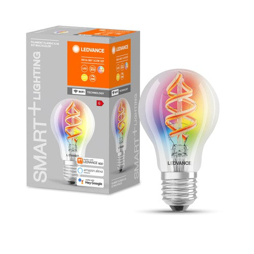 Lumi Smart Multicolor LED Glühbirne E27, Weiß