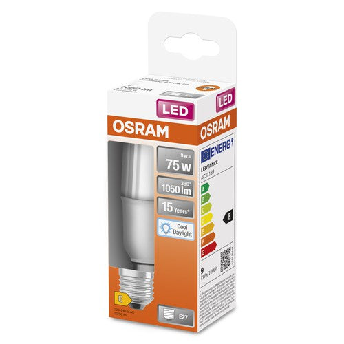 OSRAM LED BASE CLASSIC A Lampe klar (ex 60W) 6,5W / 4000K Kaltweiß E27