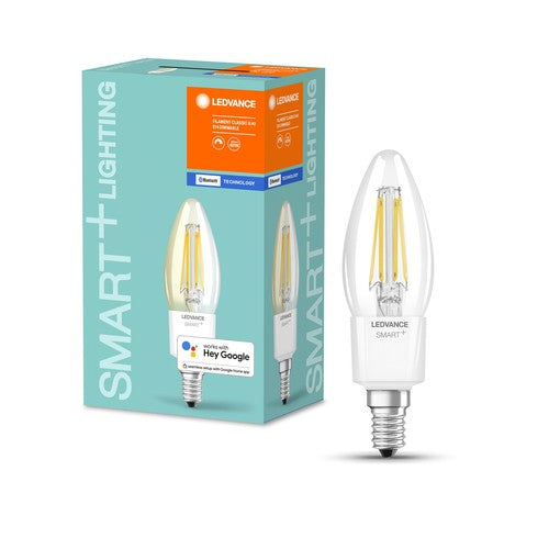 Ledvance Smart+ Zigbee E27 Päron Classic Filament Guld 6W 680lm - 824 Extra  Varm Vit | Dimbar - Ersättare 50W