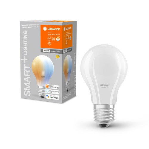 LEDVANCE Smarte LED-Lampe Sockel L Dimmbar, mit Technologie, E27, WiFi