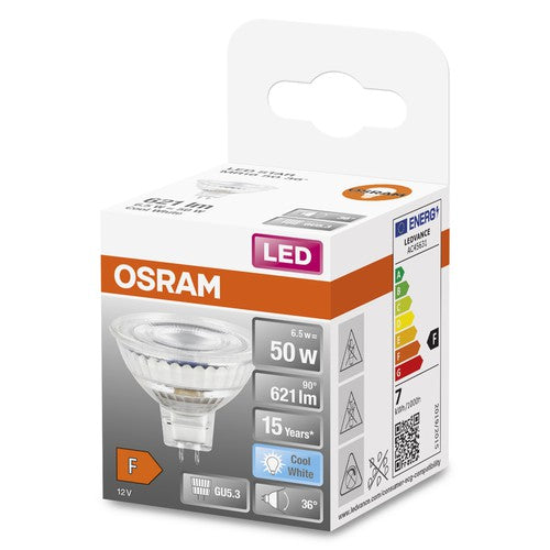 OSRAM LED STAR MR16 12V LED Spot (ex 50W) 8W / 2700K