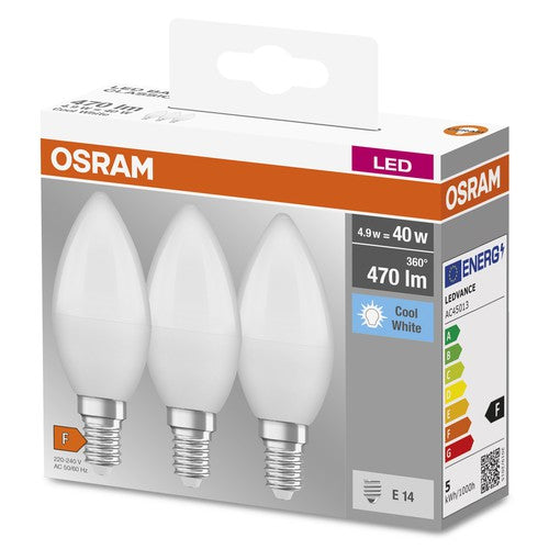 OSRAM LED STAR STICK Lampe matt (ex 75W) 10W / 6500K Kaltweiß E14