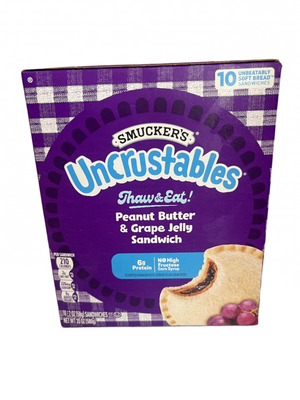 Smucker's Uncrustable Peanut Butter & Grape Jelly 10ct - Orlando Grocery Express - Smuckers Peanut Butter