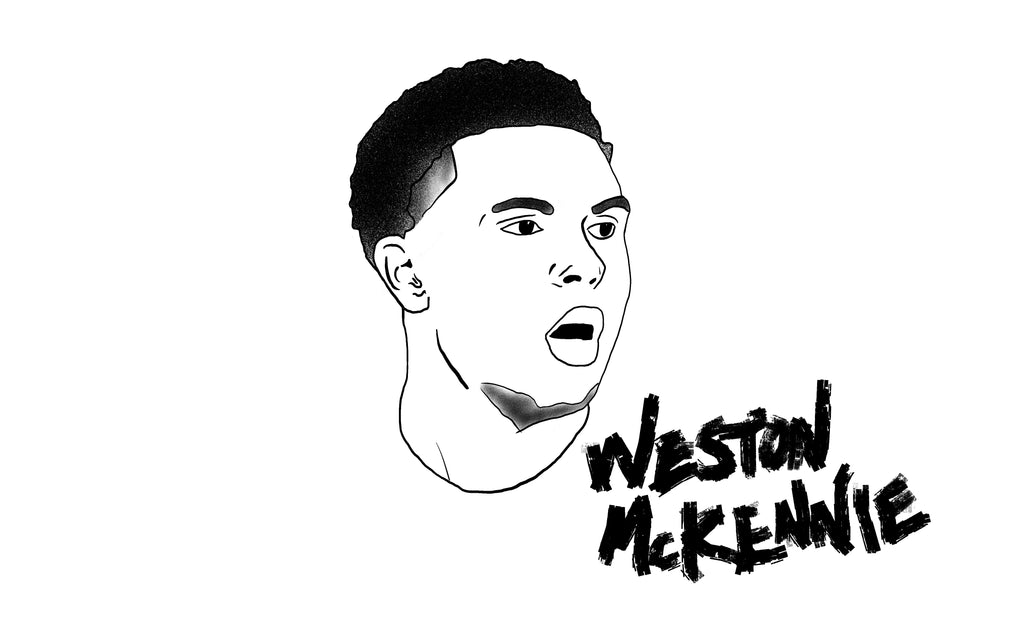 Weston McKennie drawing by Squared Limited