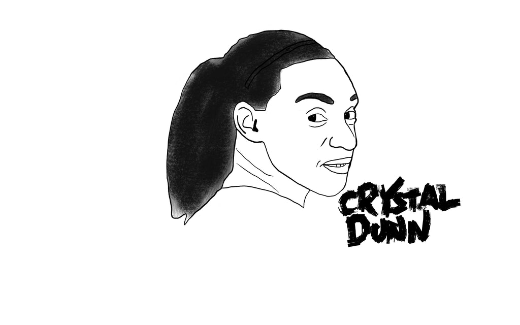 Crystal Dunn drawing by Squared Limited