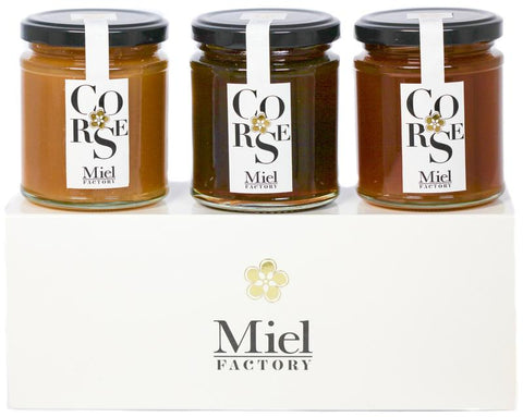 Coffret cadeau miels de Corse