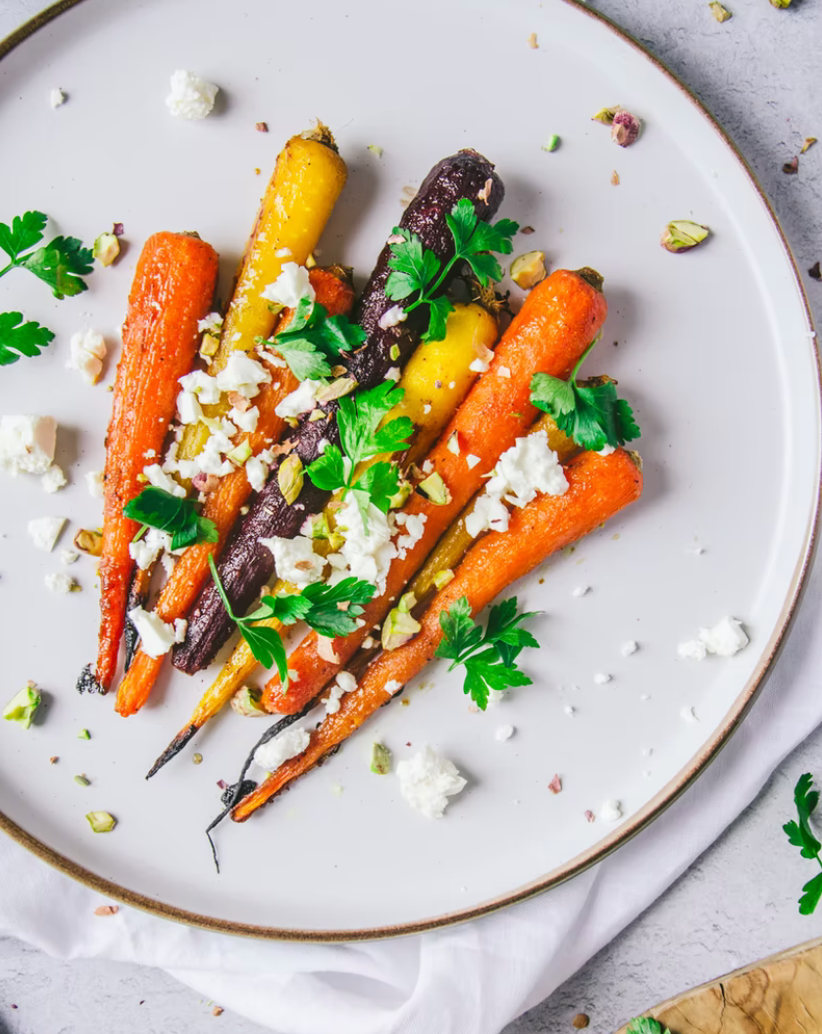 légumes rotis au miel