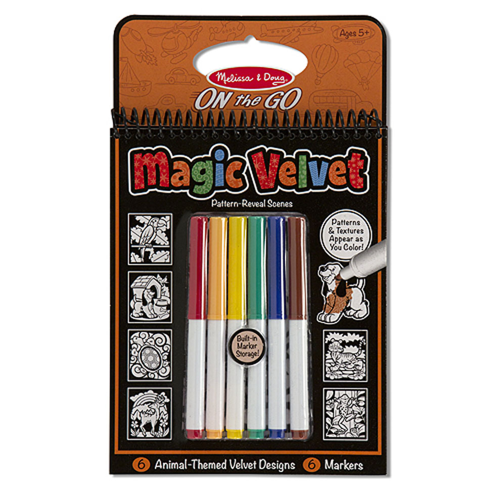 Melissa & Doug On-The-Go Magic-Pattern Adventure Coloring Pad