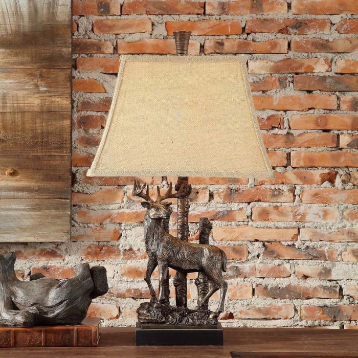 26.5’’ H DEER TABLE LAMP