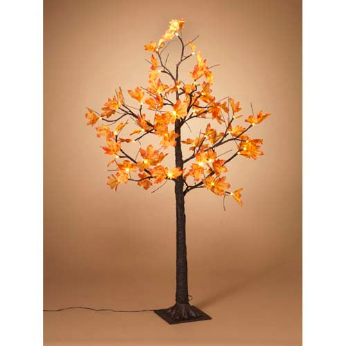 4’H ELECTRIC MAPLE LEAF LED LIGHTED TREE