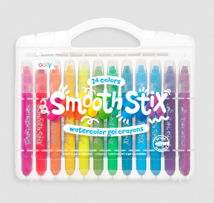 Ooly: Rainy Dayz Gel Crayons - Set of 12