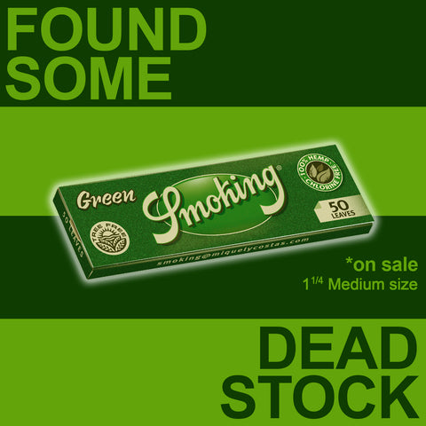 Smoking Green 1 1/4 Medium Size | Pure Hemp Rolling Paper