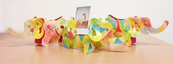 KAM Snap Button Project Japanese Designed Snap Paper Puzzle Animals