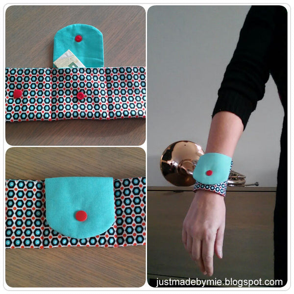 KAM snaps wrist wallet card holder tutorial craft project