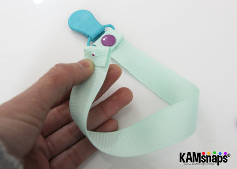 I Like Big Buttons! – How to make a Fabric Pacifier Clip with KAM Snaps,  MAM Ring or O-Ring and an KAM Plastic Pacifier Clip for Button Style  Pacifiers – I Like