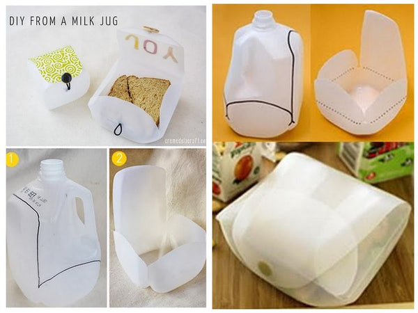 How to Make Storage Boxes from Used Plastic Milk Jugs (Tutorial) - KAMsnaps®