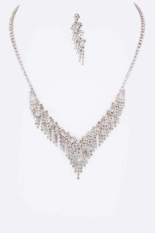 rhinestone necklace