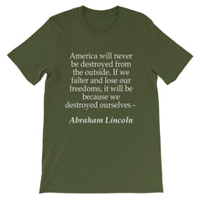 Because we destroyed ourselves t-shirt