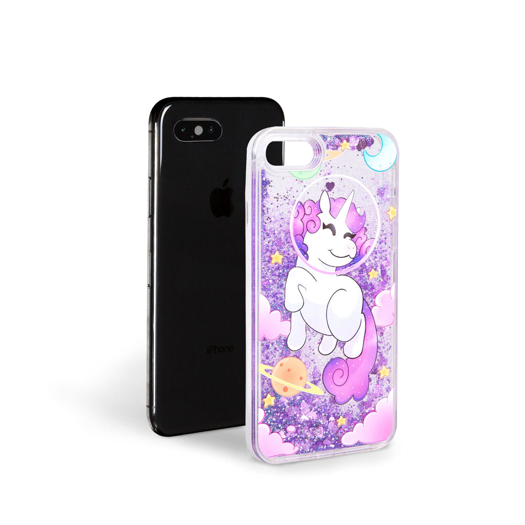 Download Lauren Z Side Unicorn Liquid Glitter Iphone Case 3blackdot Official Merch