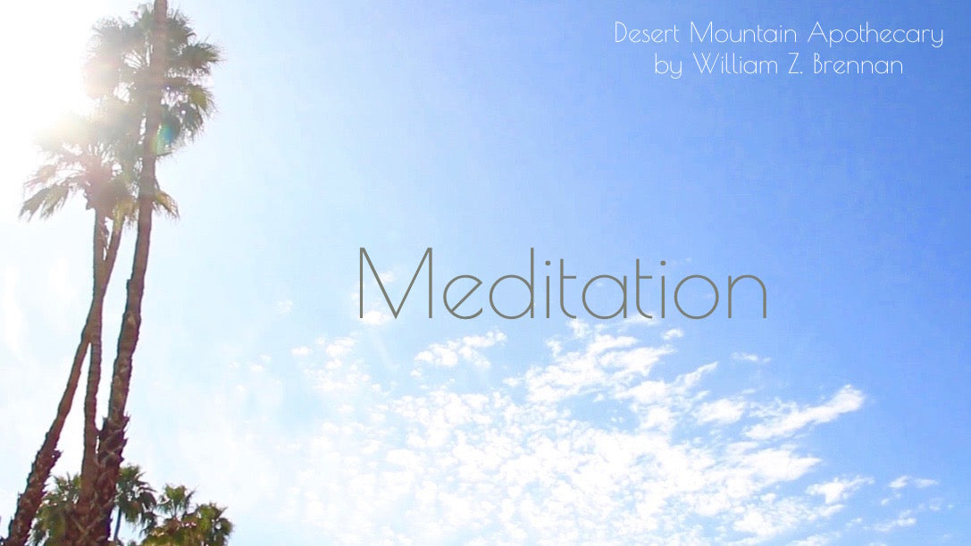 Meditation - William Z. Brennan - Desert Mountain Apothecary - Natural Lifestyle Optimization