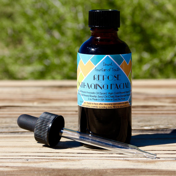 Natural anti-aging moisturizing oil, Desert Mountain Apothecary Repose Oil