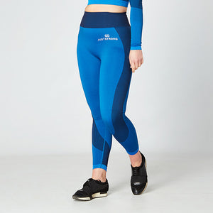 bright blue leggings