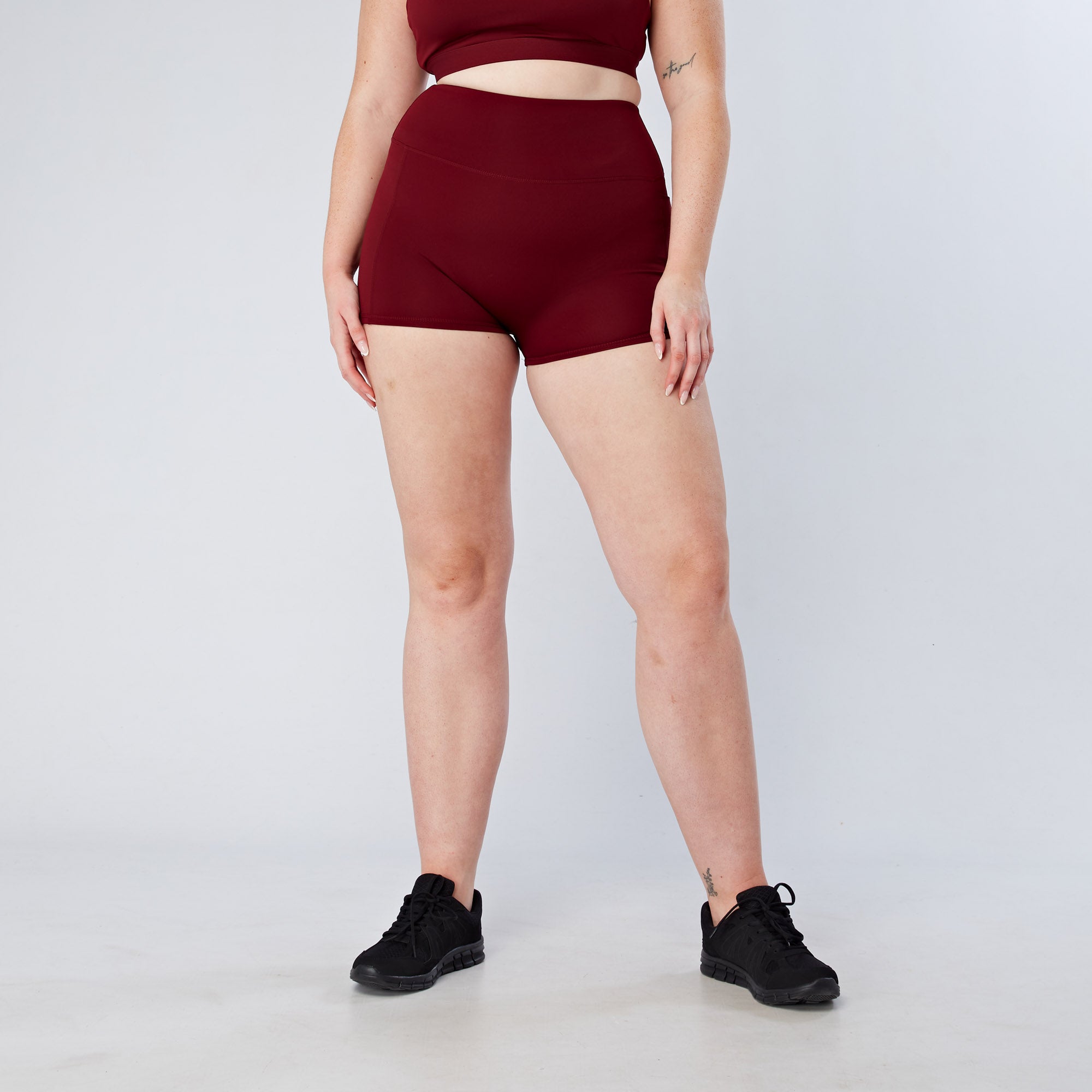 Burgundy Seamless Sculpt Leggings