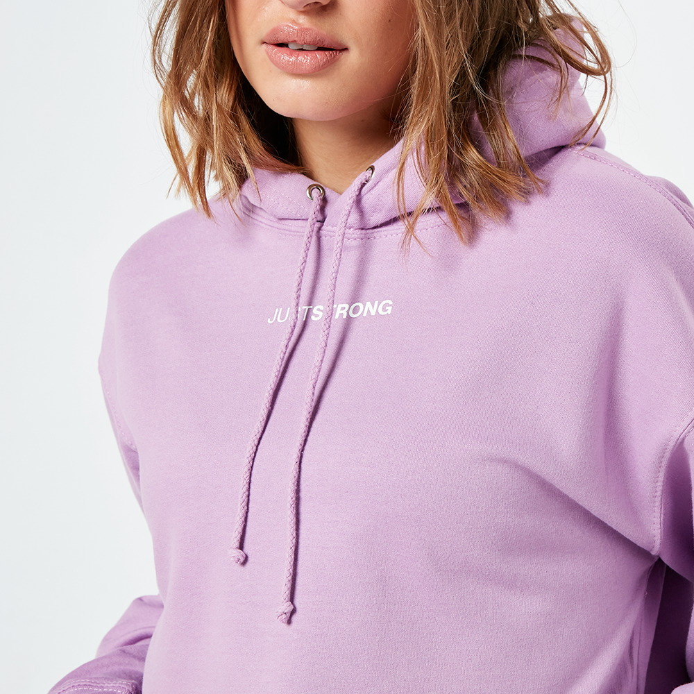 lavender just do it hoodie