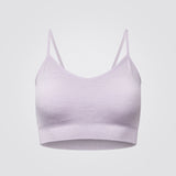 Lilac Melange Recycled Seamless Sports Bra