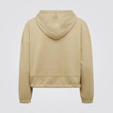 Sage Green Cropped Statement Hoodie