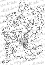 Digi Doodles Sorrel Merry Thistle Fairy Digi Stamp