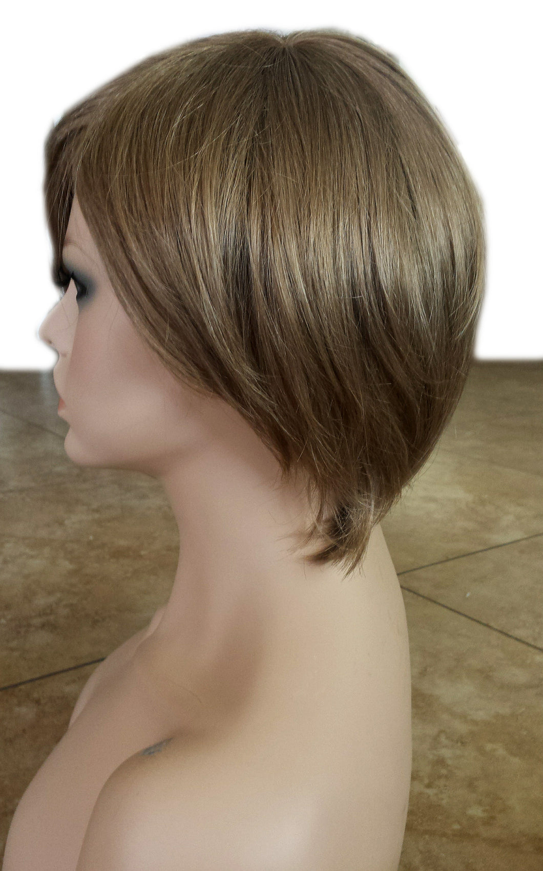 Forever Young Modern Edge Wig Color Sandy Ash Blonde Short Pixie