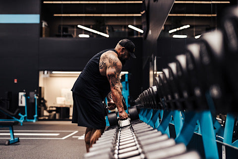 Andy working out