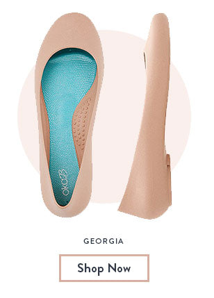 georgia ballet flat travel shoe Oka-b
