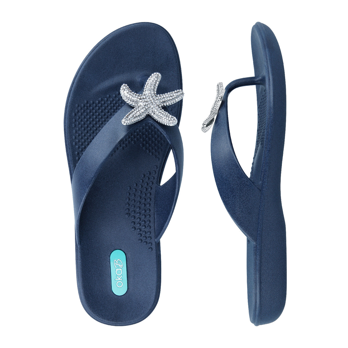 Livie | Comfortable Starfish Flip Flops for Women | Oka-B Shoes