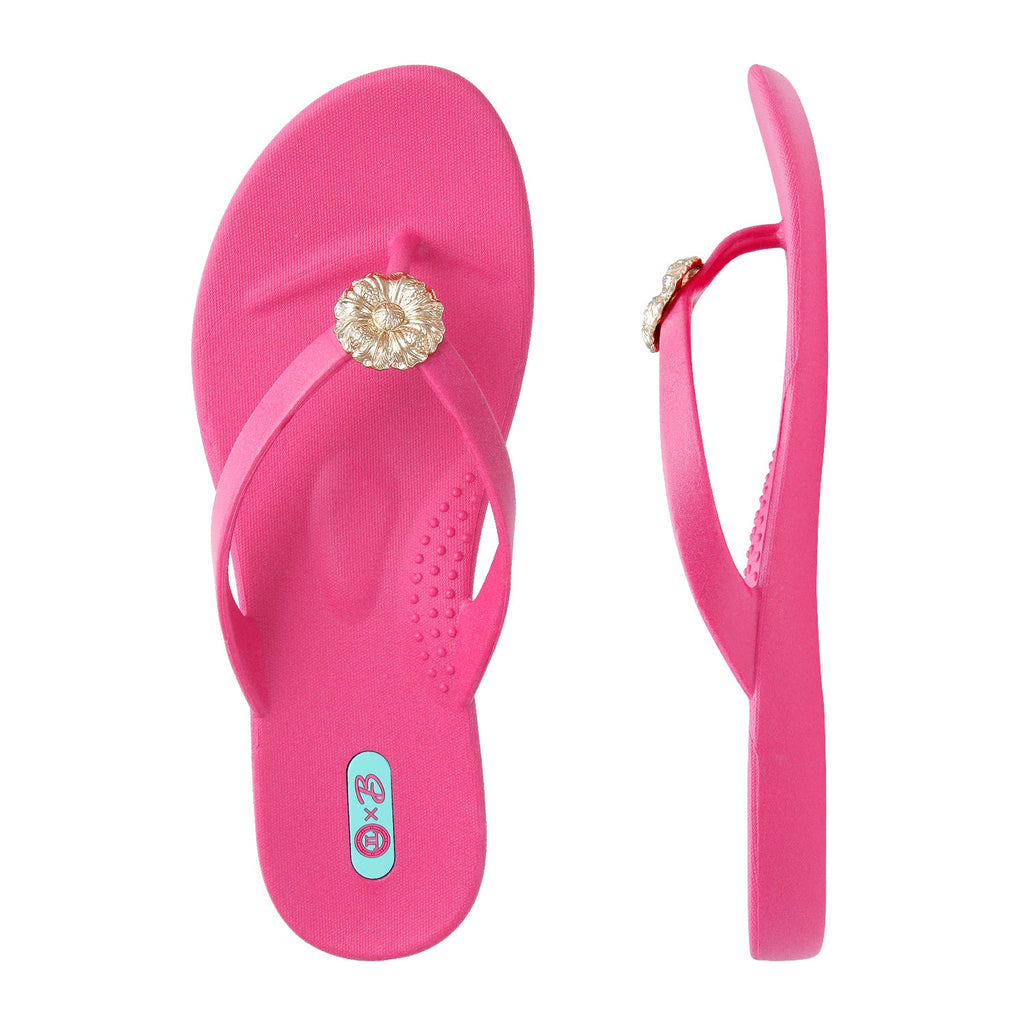 Blossom Flip Flops - Popsicle Pink - Oka-B