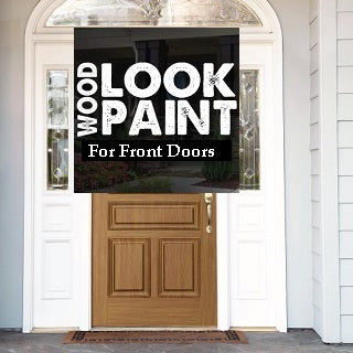 Wood Look Front Door Paints