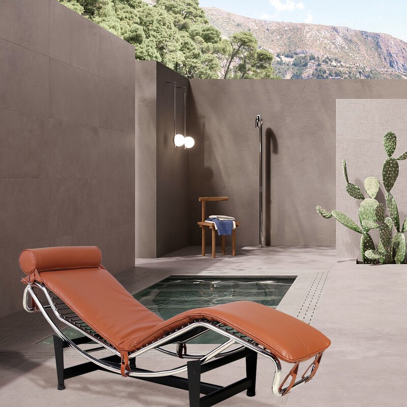 Le Corbusier Lc 4 Style Replica Chaise Lounge Chair Housetie