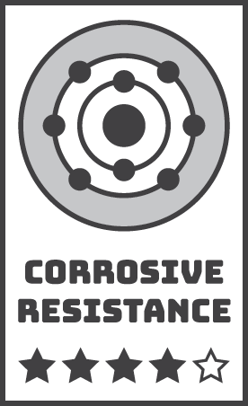 Gun Metal Corrosive Resistance