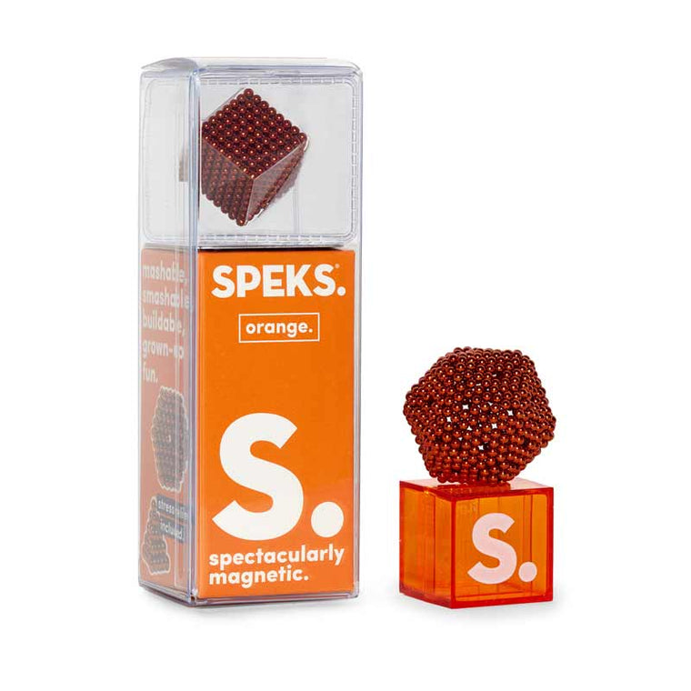 512 Speks Orange - Tiny Magnets By Buckyballs & Zen | Neoballs Zen Magnets