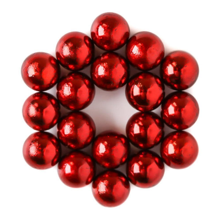 red magnetic balls