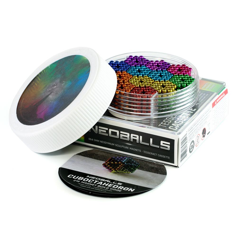 rainbow colored magnetic balls