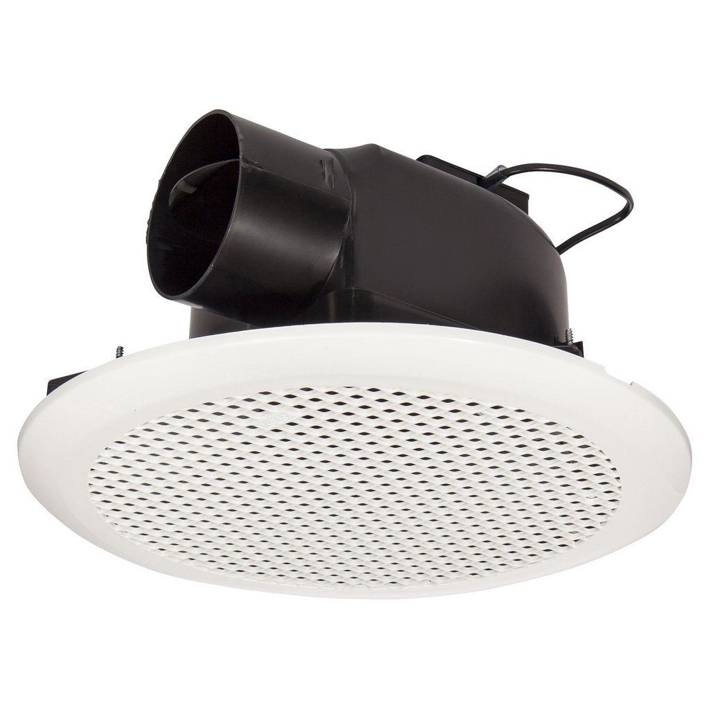 Round Ducted Ceiling Exhaust Fan White Snappy
