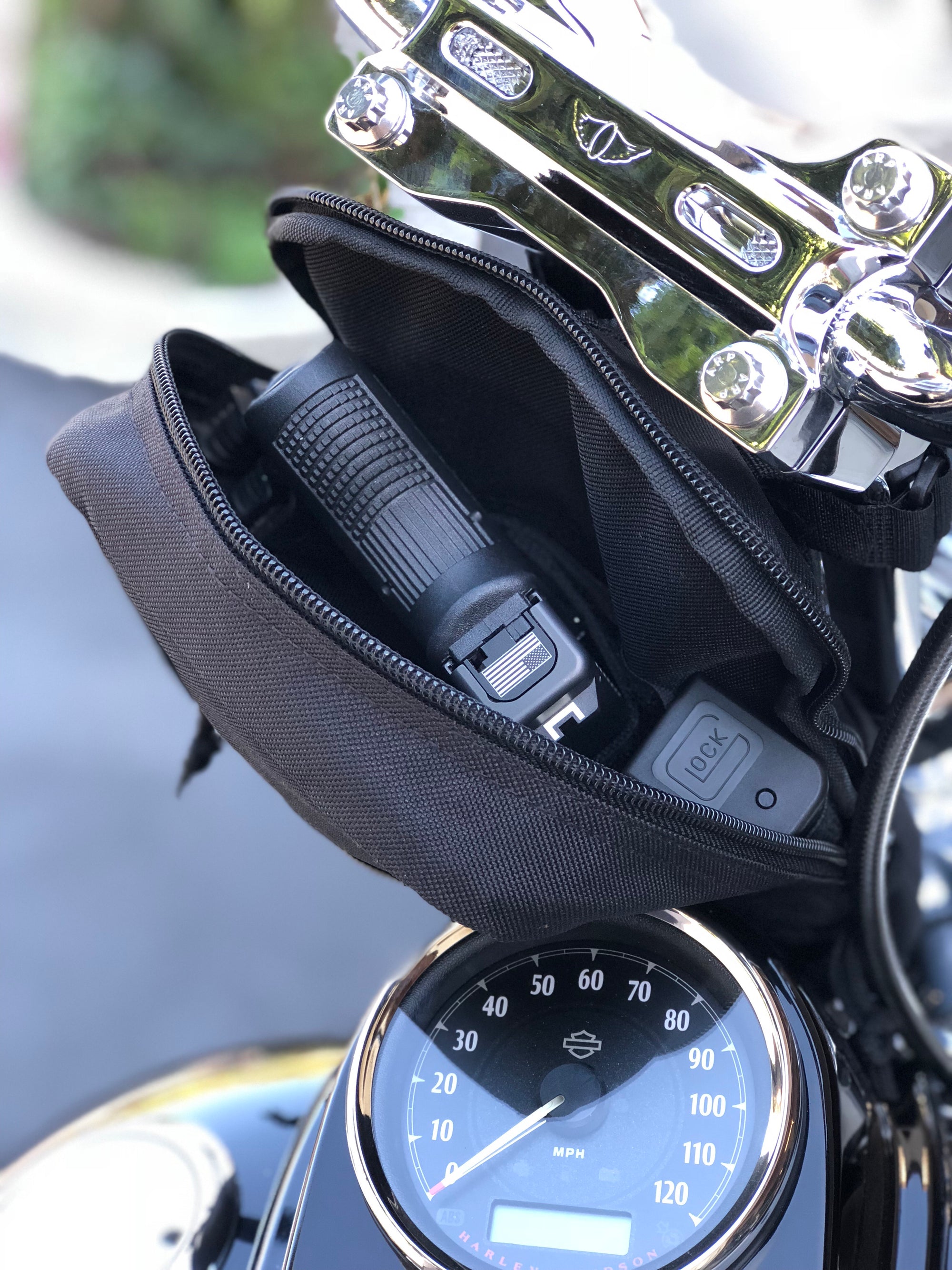 dyna handlebar bag