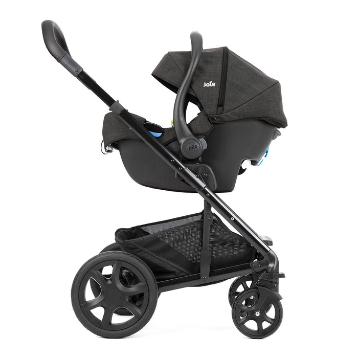 joie chrome dlx pushchair and carrycot pavement