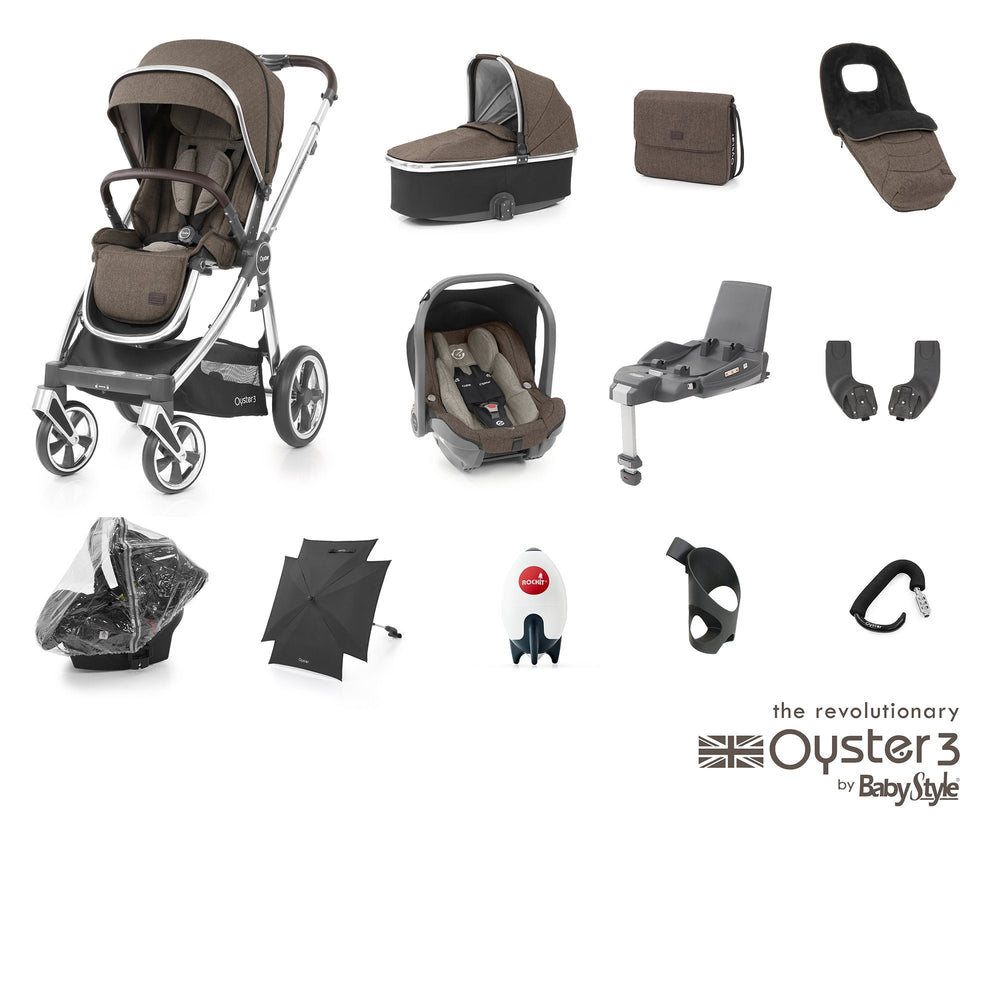 oyster 3 travel system truffle