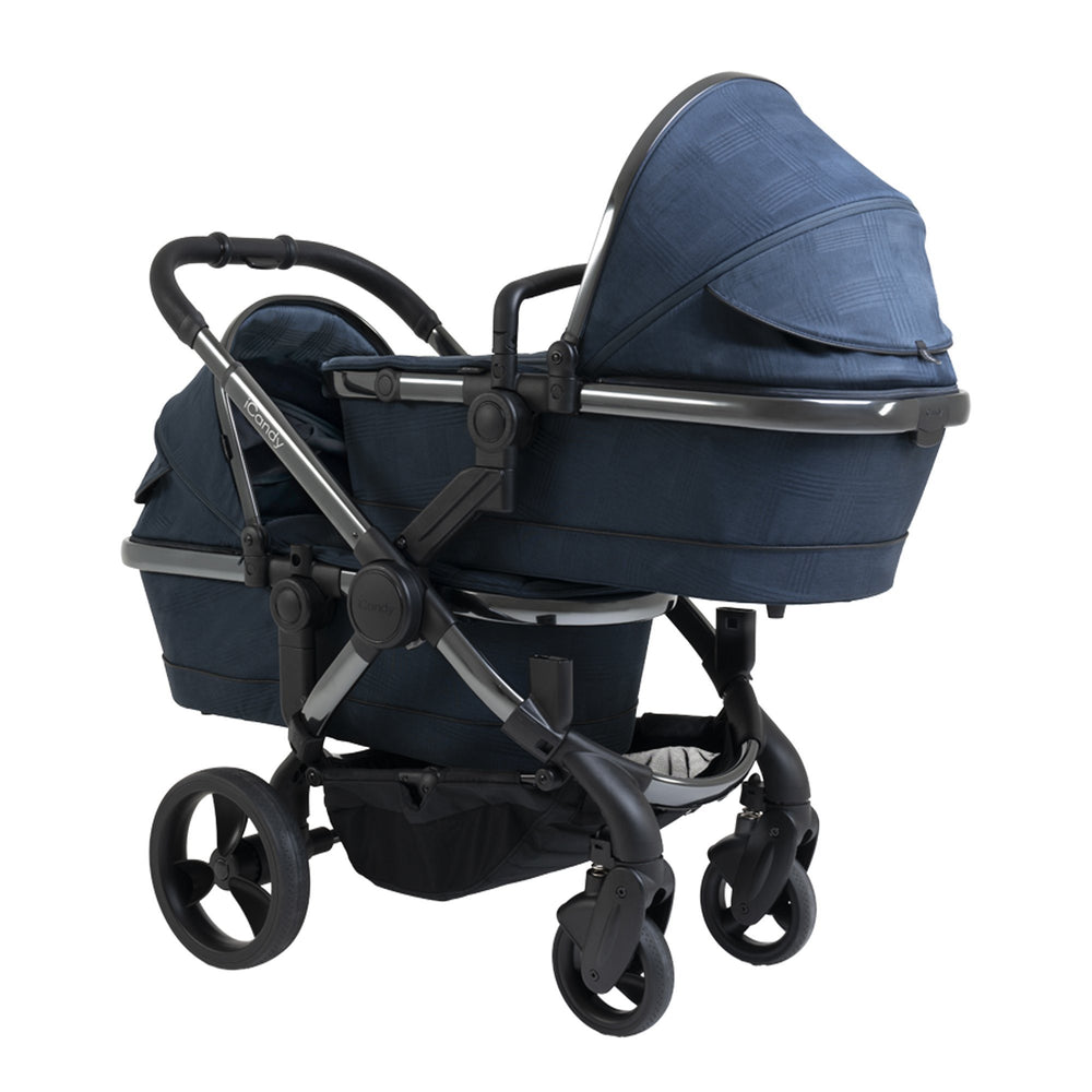 icandy twin pram side by side